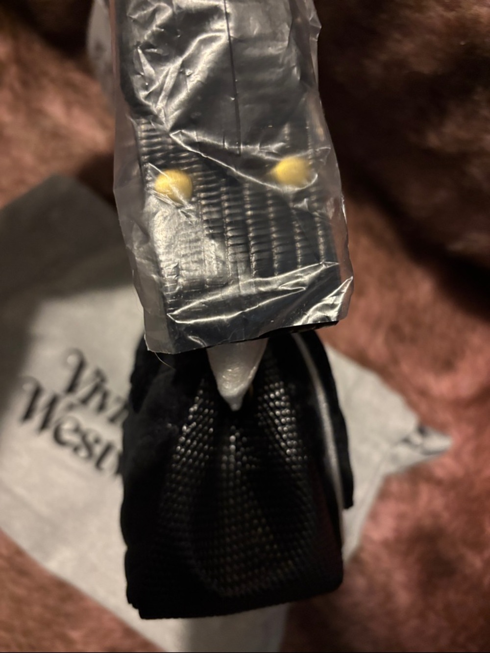 Vivienne Westwood velvet small Hazel bag - Picture 5 of 11